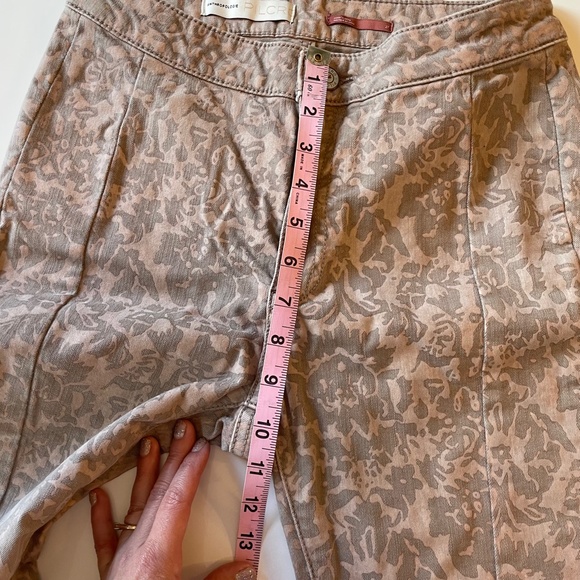 NWOT Anthropologie Pilcro Flocked High-Rise Denim Leggings Size 27 - Picture 14 of 14